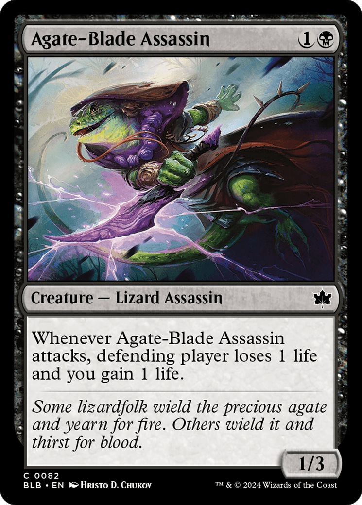 Agate-Blade Assassin [Bloomburrow] Foil