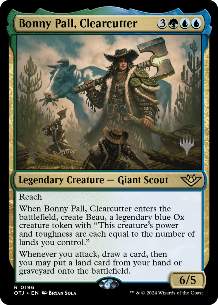 Bonny Pall, Clearcutter (Promo Pack) [Outlaws of Thunder Junction Promos] Foil