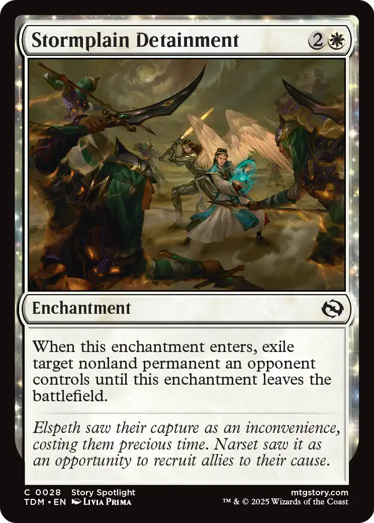 Stormplain Detainment (028) [Tarkir: Dragonstorm]  Foil