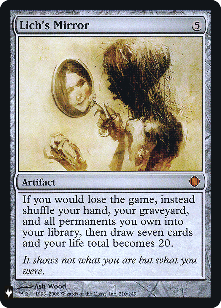 Lich's Mirror |  Foil (ALA-210) [The List]