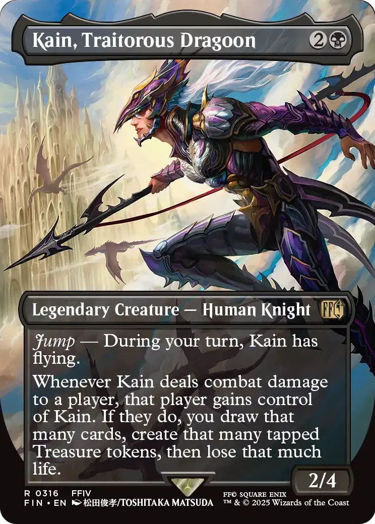Kain, Traitorous Dragoon (Borderless) (316) [FINAL FANTASY]