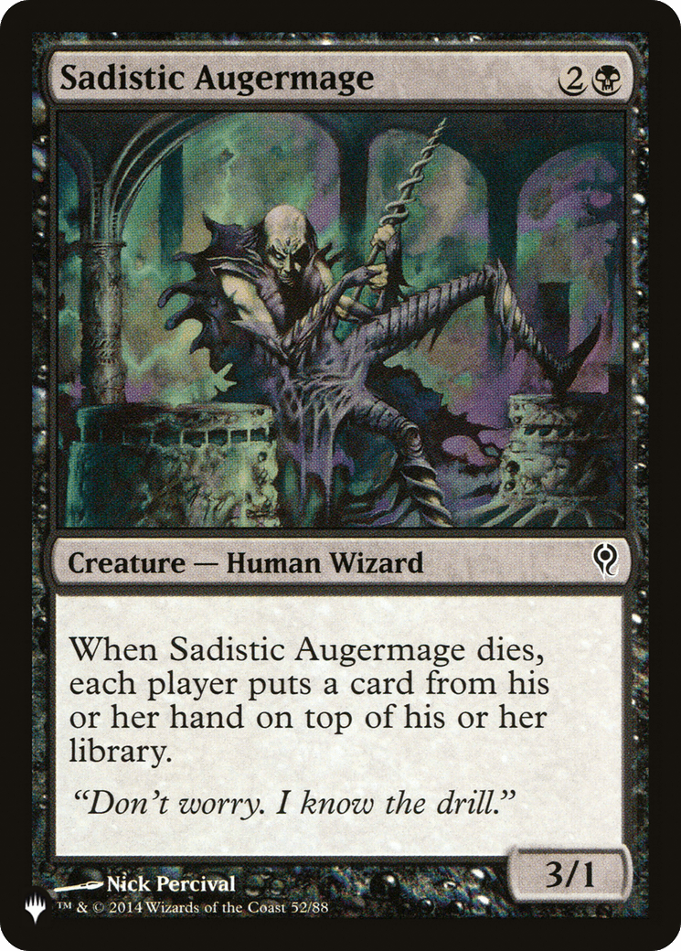 Sadistic Augermage |  (DDM-52) [The List]