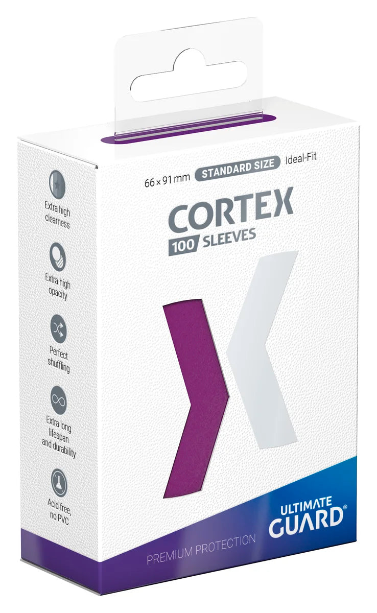 Ultimate Guard: Cortex | Standard Size Sleeves | 100ct | Purple (Glossy)