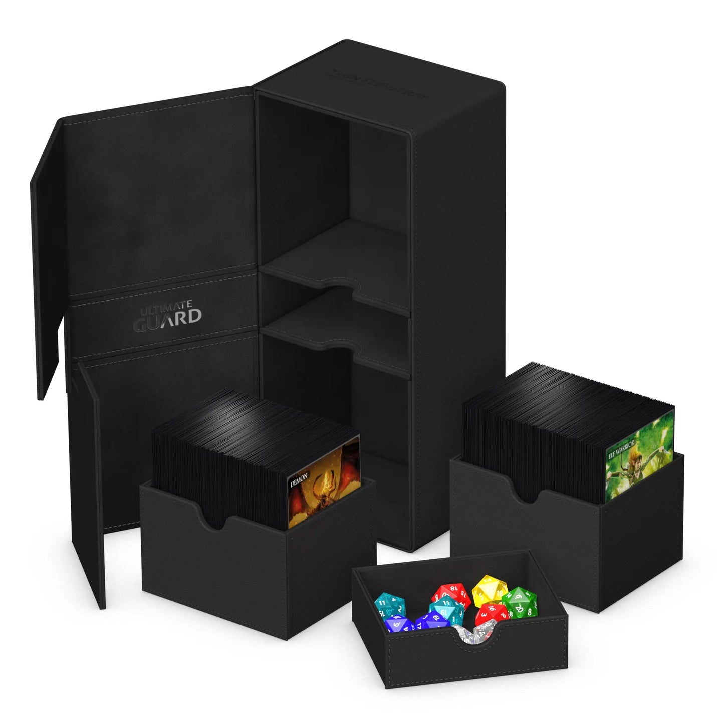Ultimate Guard | Twin Flip'n'Tray 266+ Xenoskin | Black