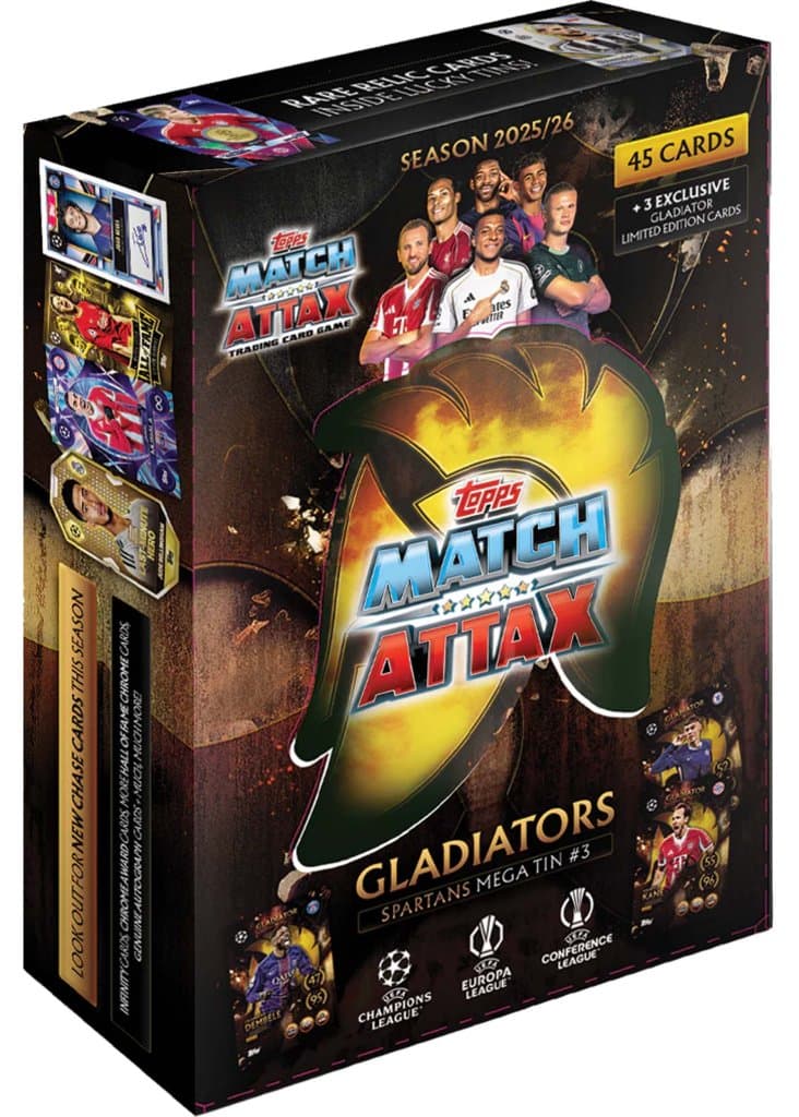 Topps UCC Match Attax | Mega Tin | Gladiators #3 - Spartans (Season 2025/2026)