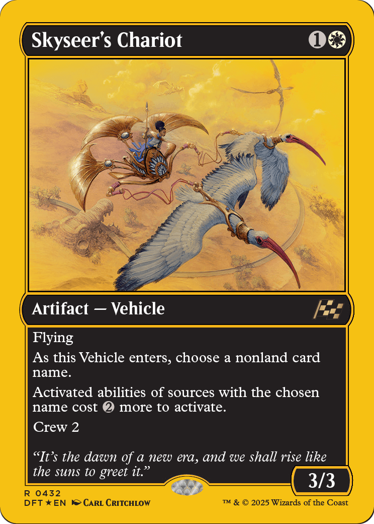 Skyseer's Chariot |  Foil (432) [Aetherdrift]