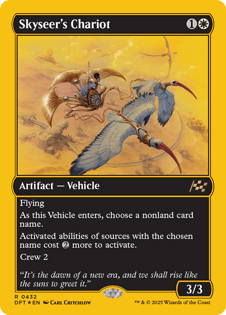 Skyseer's Chariot |  Foil (432) [Aetherdrift]
