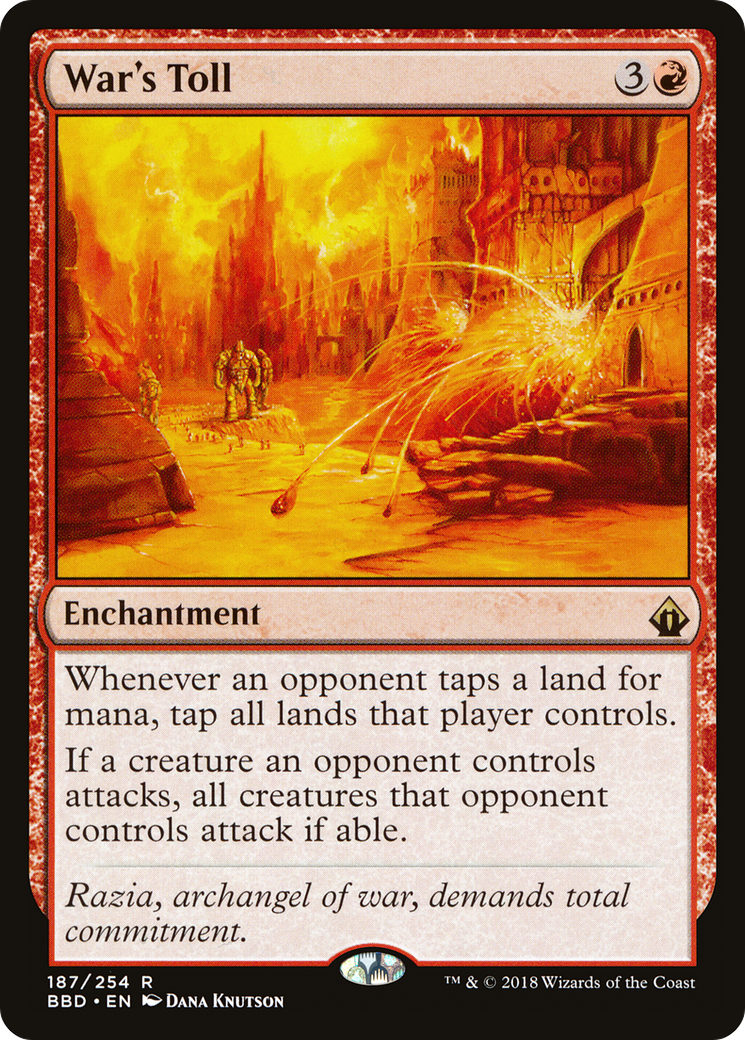 War's Toll [Battlebond] Foil