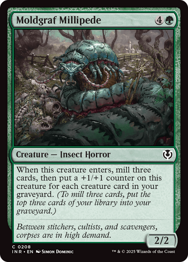 Moldgraf Millipede (-208) [Innistrad Remastered]  Foil