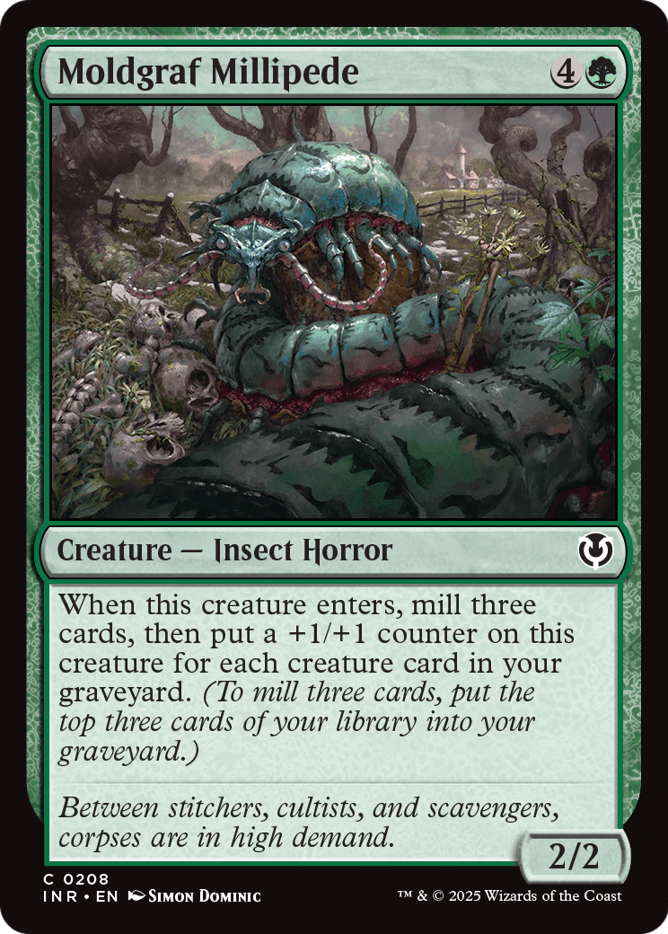 Moldgraf Millipede (-208) [Innistrad Remastered]  Foil