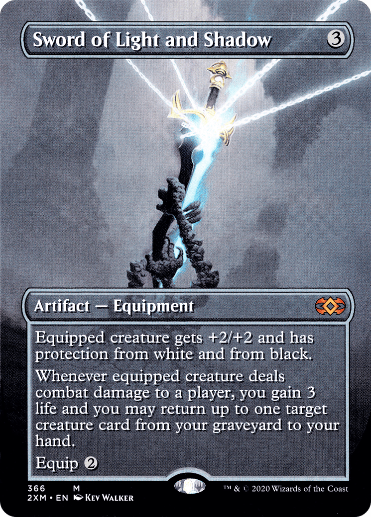 Sword of Light and Shadow (Toppers) [Double Masters] Foil