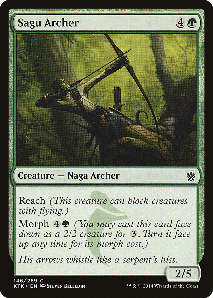 Sagu Archer [Khans of Tarkir] Foil