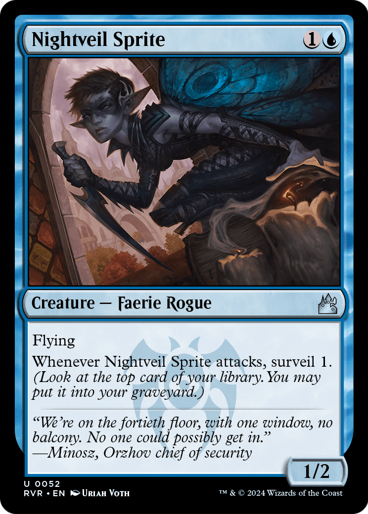 Nightveil Sprite [Ravnica Remastered] Foil