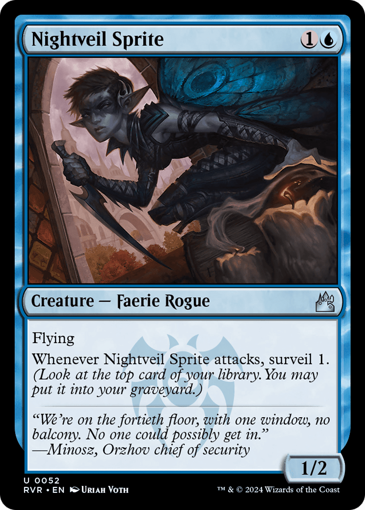 Nightveil Sprite [Ravnica Remastered] Foil