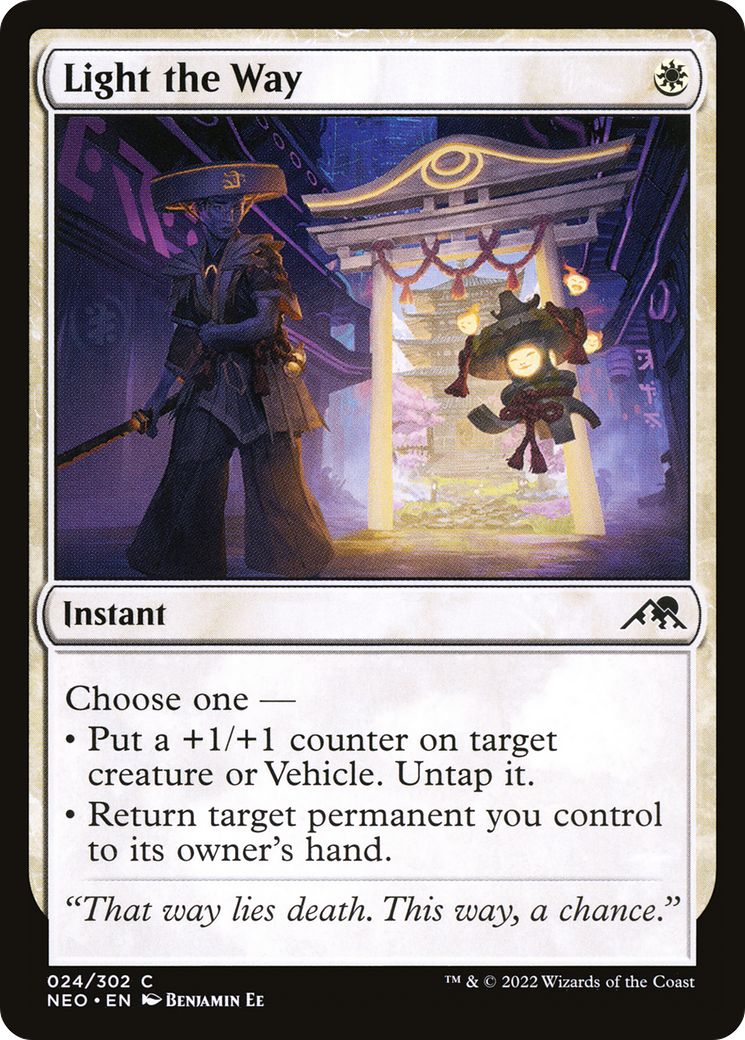 Light the Way [Kamigawa: Neon Dynasty] Foil