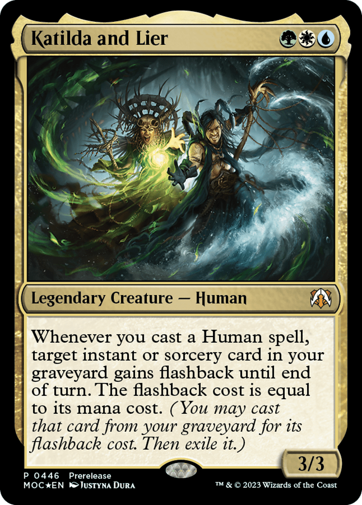 Katilda and Lier [March of the Machine Commander Prerelease Promos] Foil