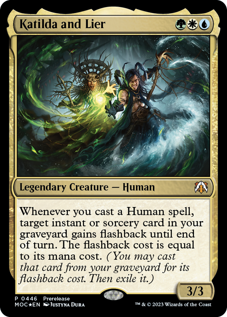Katilda and Lier [March of the Machine Commander Prerelease Promos] Foil