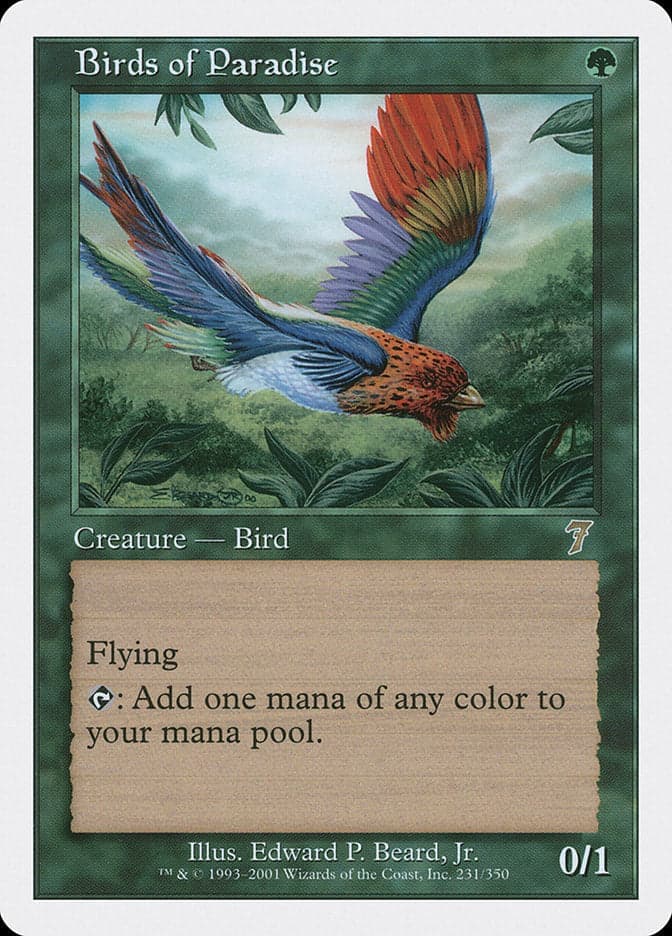 Birds of Paradise [Seventh Edition] Foil