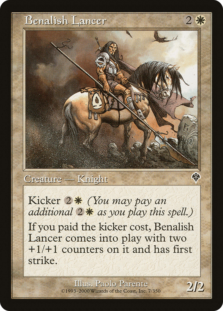 Benalish Lancer [Invasion] Foil