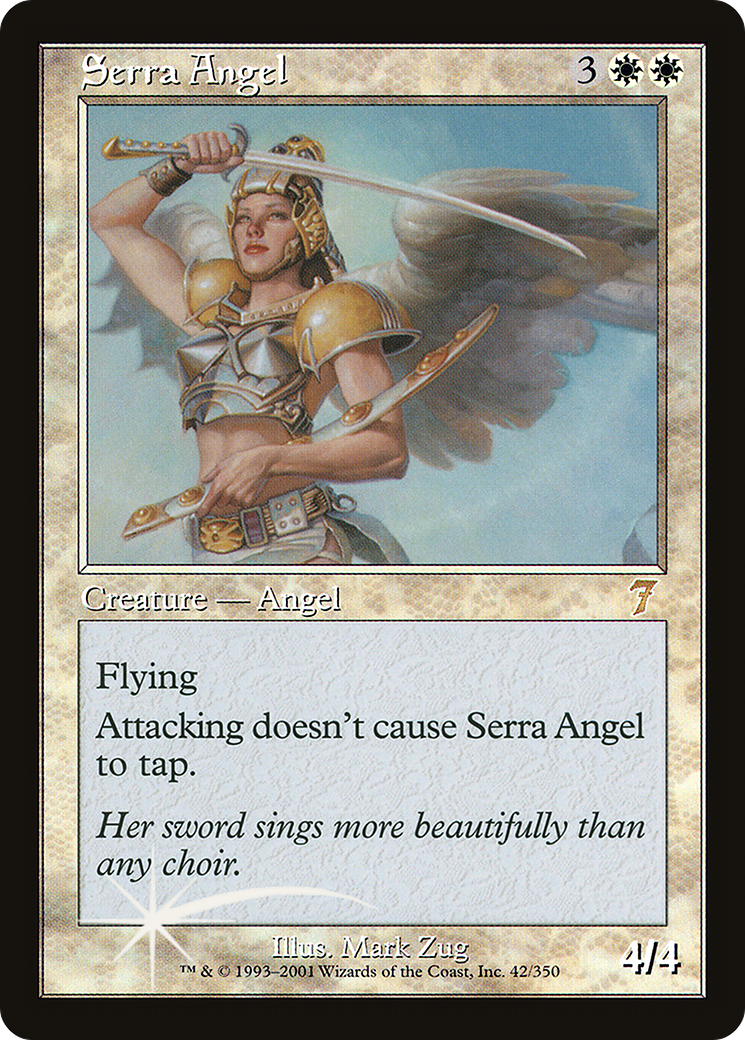 Serra Angel [Seventh Edition] Foil