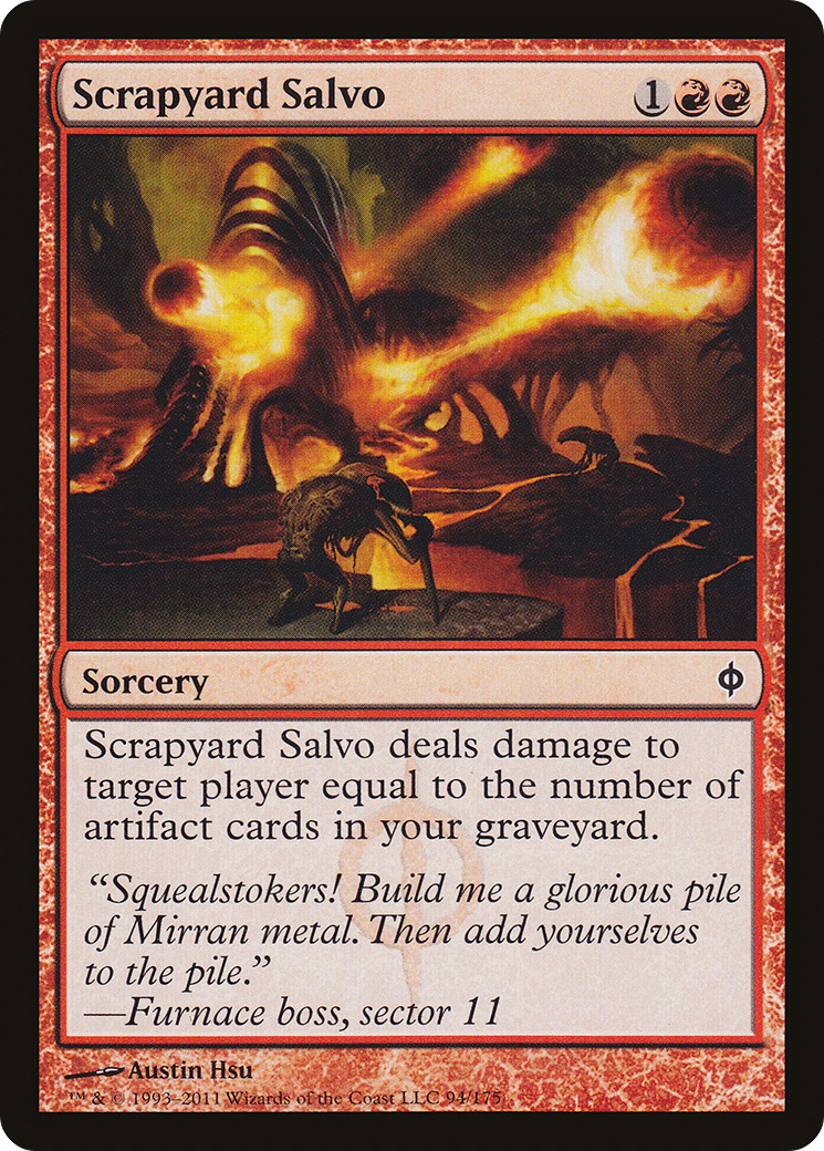 Scrapyard Salvo [New Phyrexia] Foil