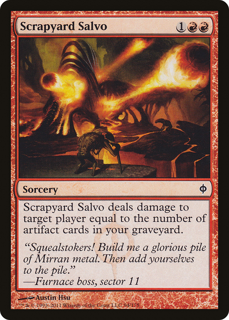 Scrapyard Salvo [New Phyrexia] Foil