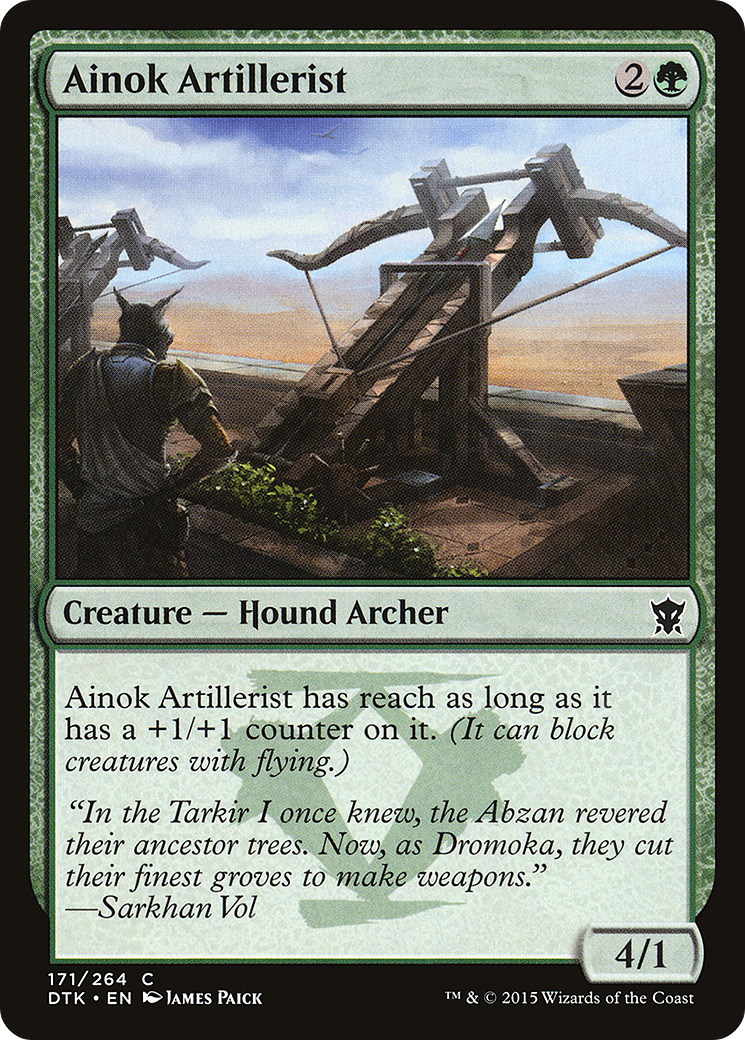 Ainok Artillerist [Dragons of Tarkir] Foil