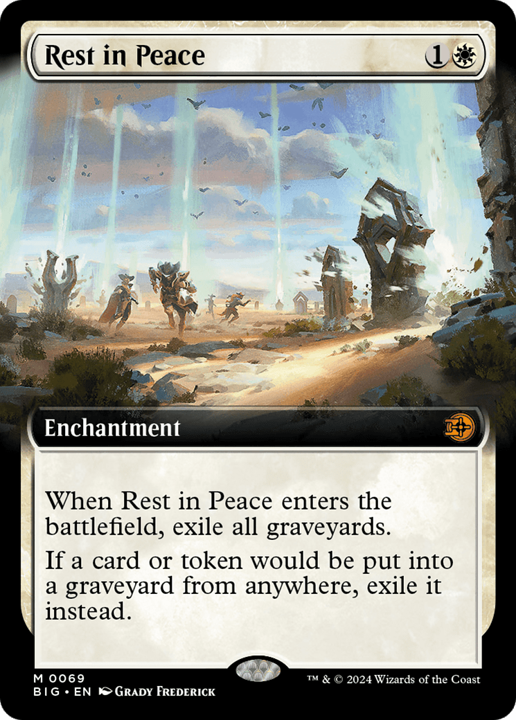 Rest in Peace (Extended Art) [Outlaws of Thunder Junction: The Big Score] Foil