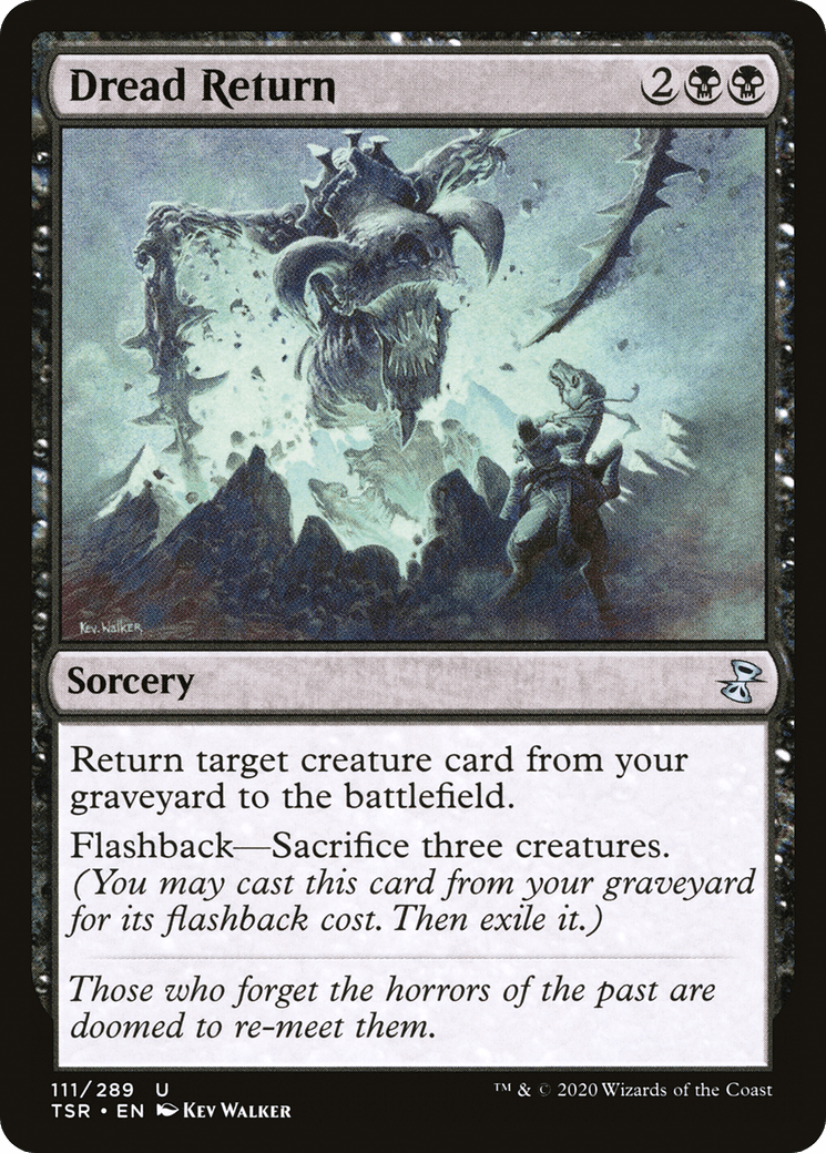 Dread Return [Time Spiral Remastered] Foil