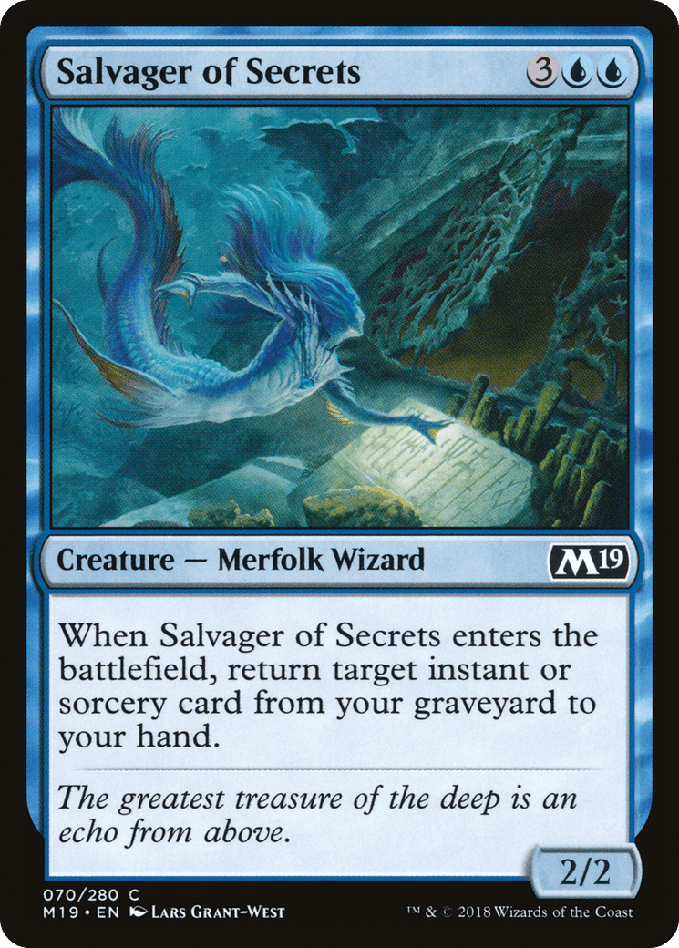 Salvager of Secrets [Core Set 2019] Foil
