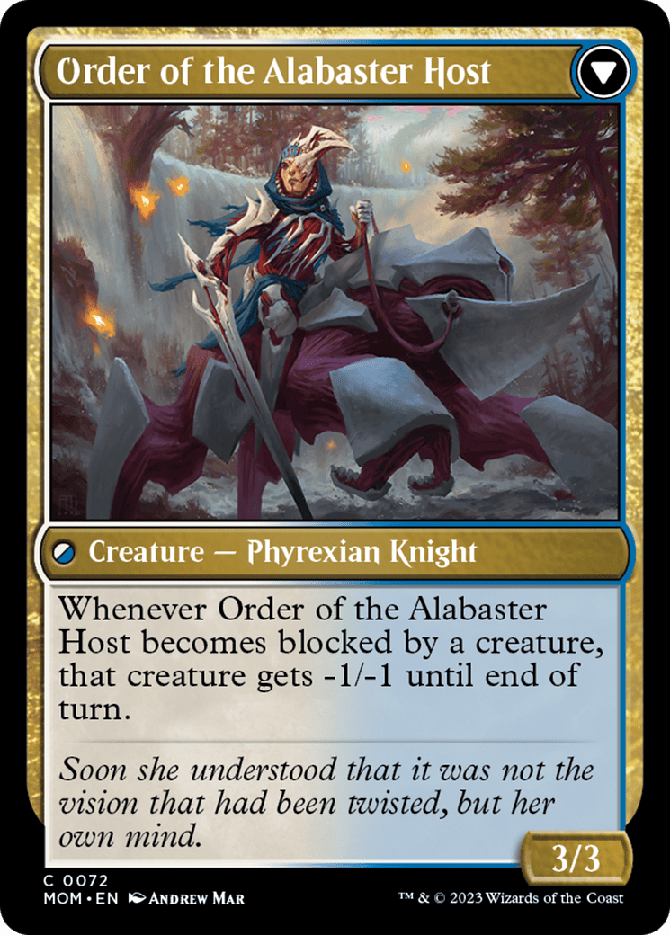 Order of the Mirror // Order of the Alabaster Host [March of the Machine] Foil
