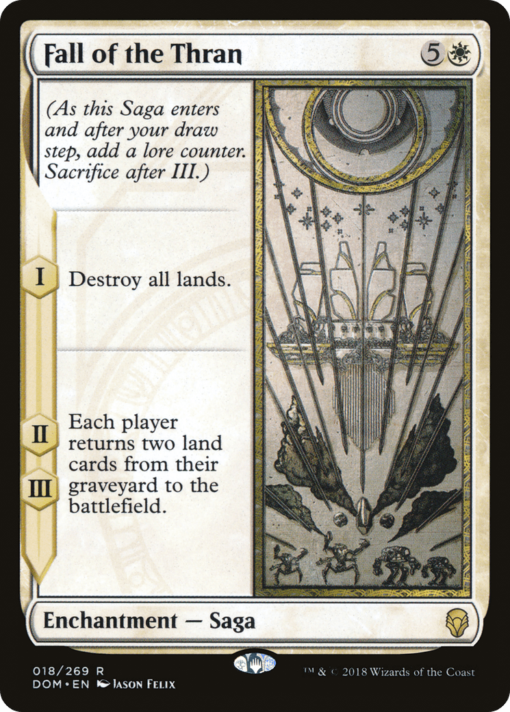 Fall of the Thran [Dominaria] Foil