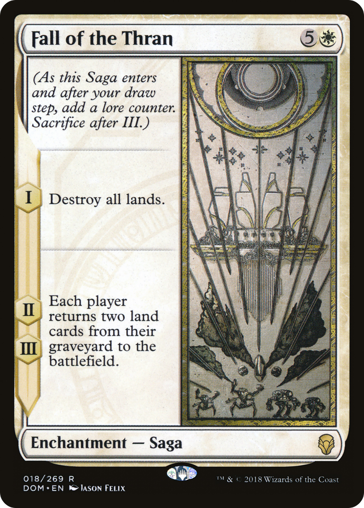 Fall of the Thran [Dominaria] Foil