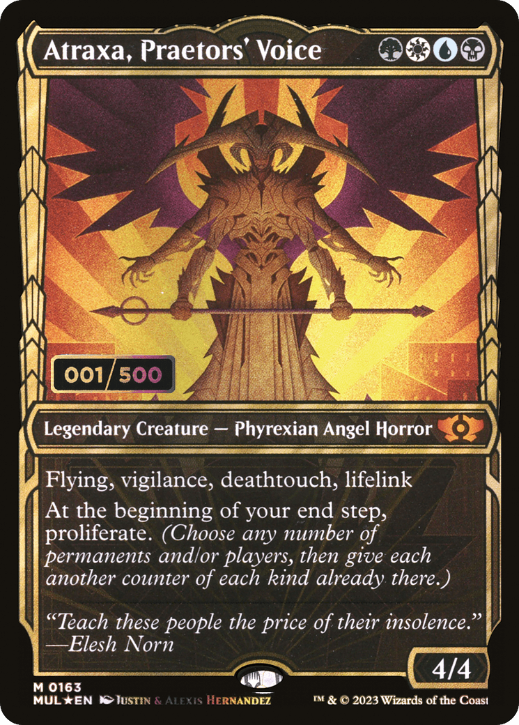 Atraxa, Praetors' Voice (Serialized) [Multiverse Legends]