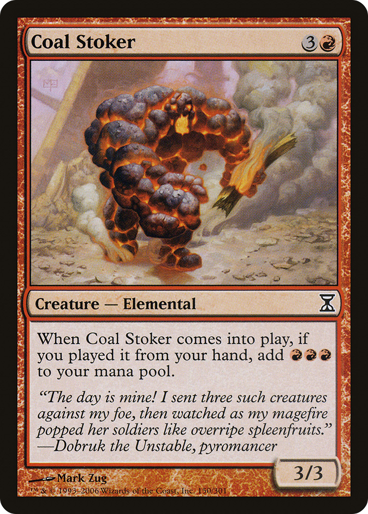 Coal Stoker [Time Spiral] Foil