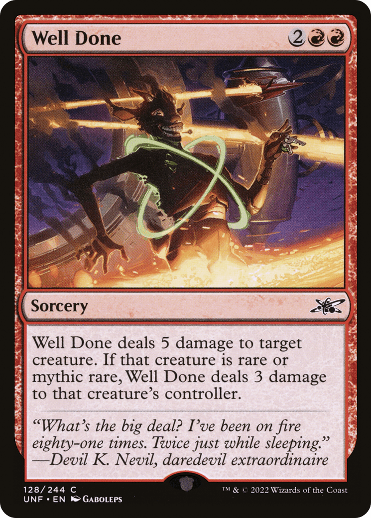 Well Done [Unfinity] Foil