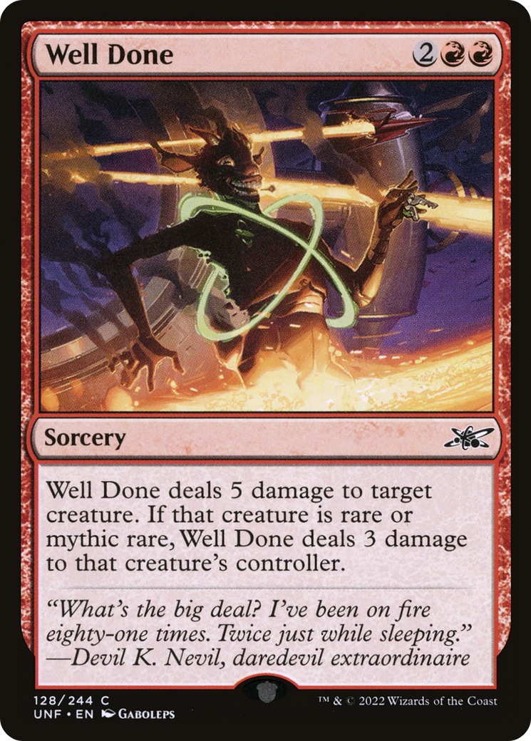 Well Done [Unfinity] Foil