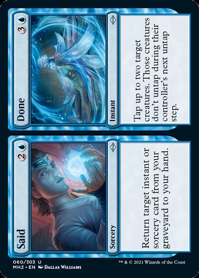 Said // Done [Modern Horizons 2] Foil
