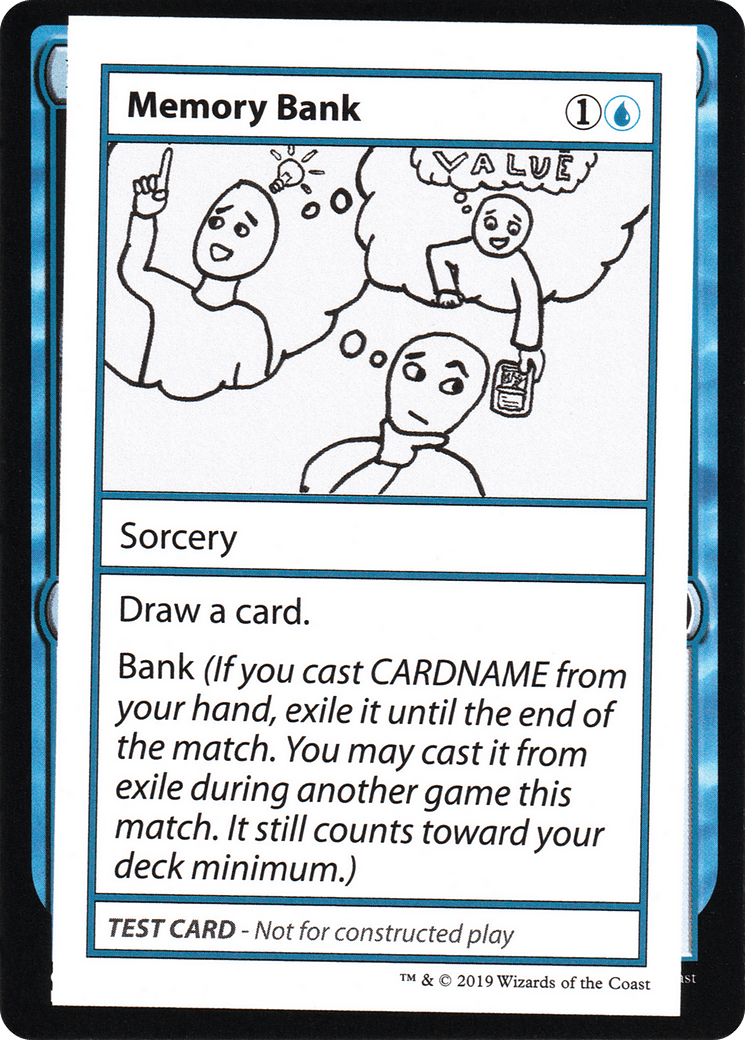 Memory Bank (2021 Edition) [Mystery Booster Playtest Cards]