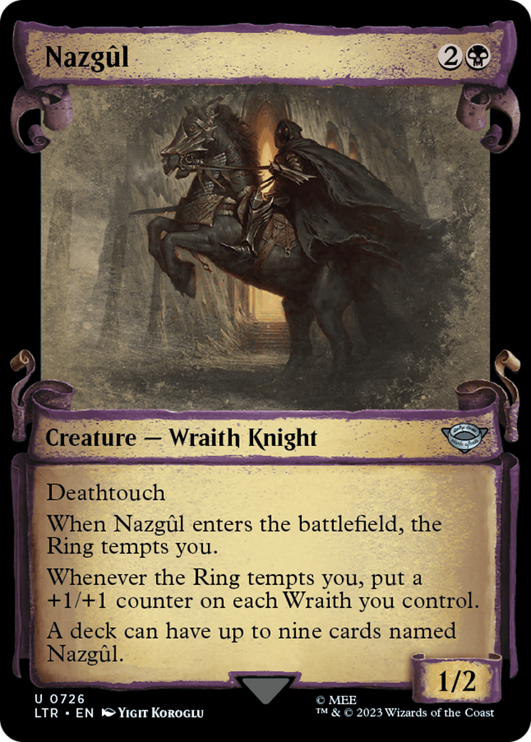 Nazgul (0726) [The Lord of the Rings: Tales of Middle-Earth Showcase Scrolls] Foil