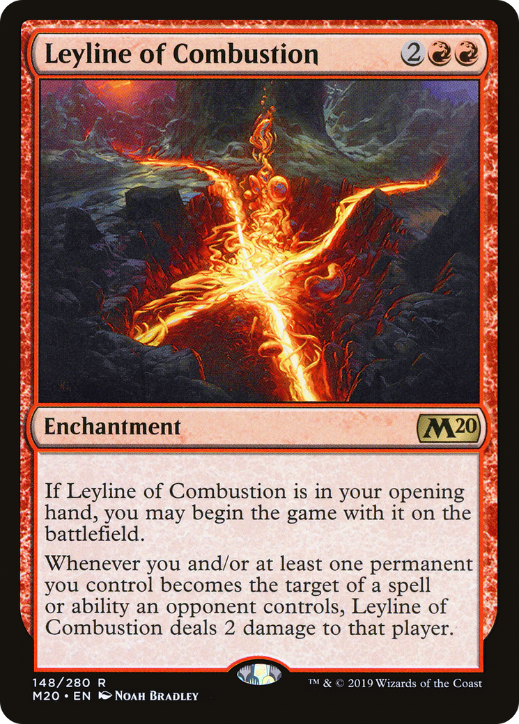 Leyline of Combustion [Core Set 2020] Foil