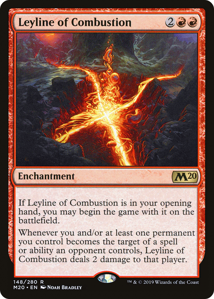 Leyline of Combustion [Core Set 2020] Foil