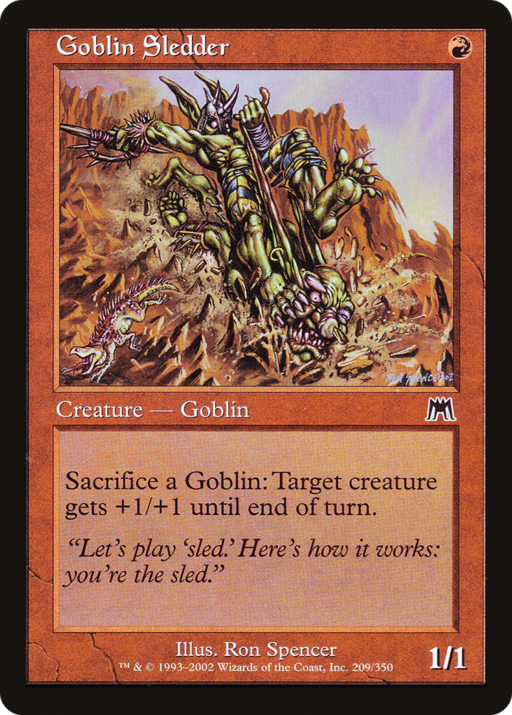Goblin Sledder [Onslaught] Foil