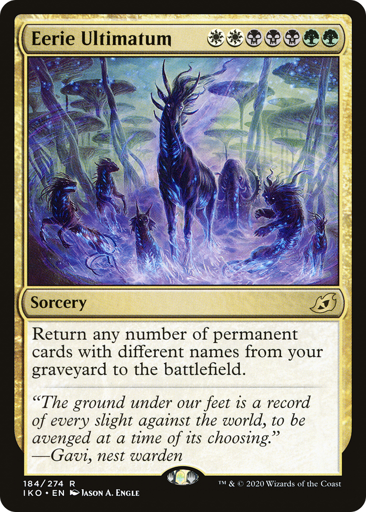 Eerie Ultimatum [Ikoria: Lair of Behemoths] Foil