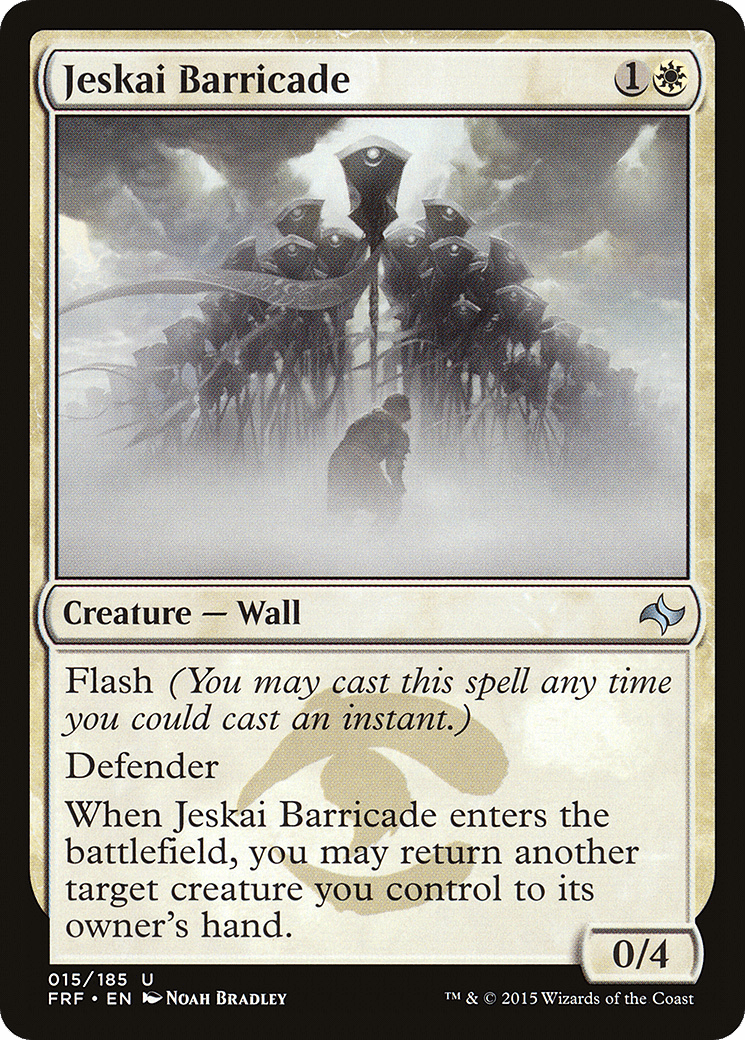 Jeskai Barricade [Fate Reforged] Foil