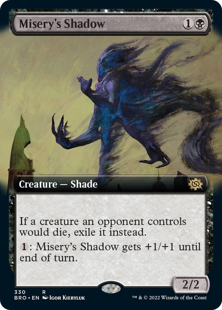 Miserys Shadow Extended Art 330/287 (The Brothers' War) 