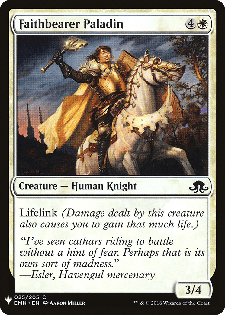 Faithbearer Paladin |  (EMN-25) [The List]