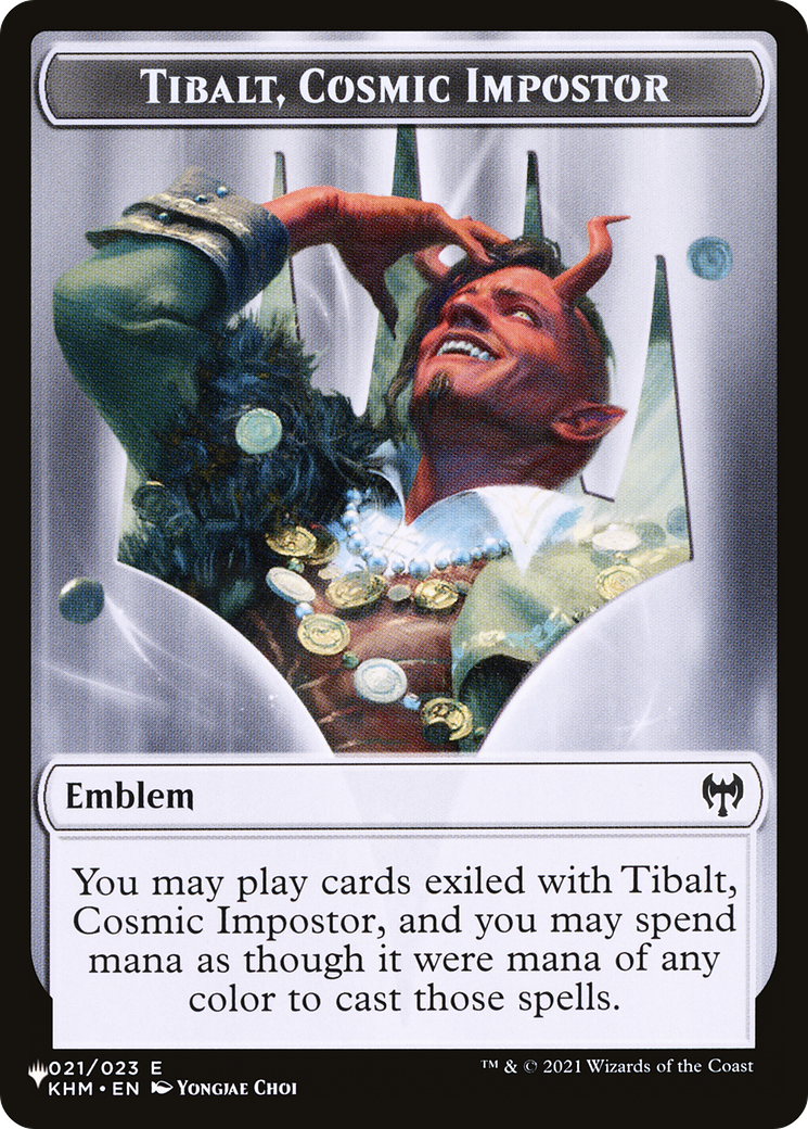 Tibalt, Cosmic Impostor Emblem |  (TKHM-21) [The List]