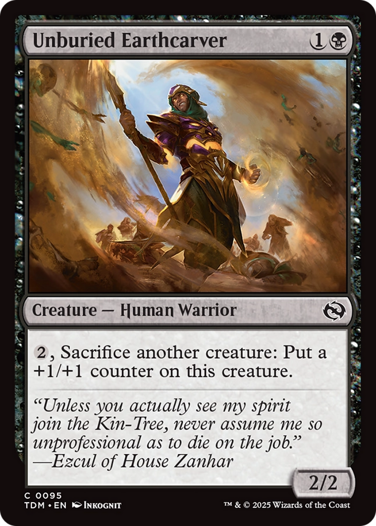 Unburied Earthcarver (095) [Tarkir: Dragonstorm]