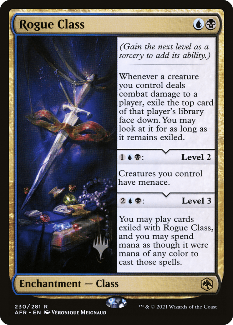 Rogue Class (Promo Pack) [Dungeons & Dragons: Adventures in the Forgotten Realms Promos] Foil